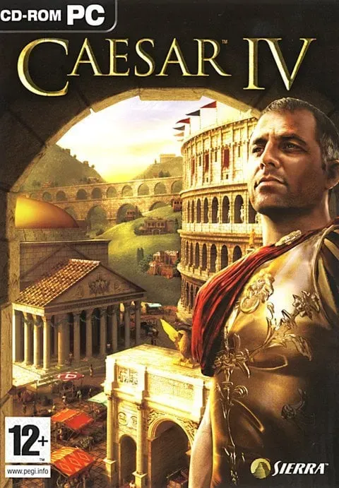 The boxart for the PC game Caesar IV